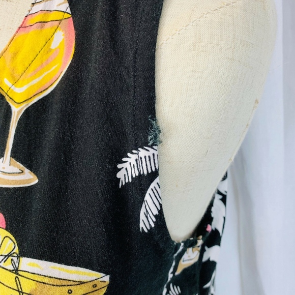 Womens Bamboo Traders Black Sleeveless Dress Med - Picture 7 of 8